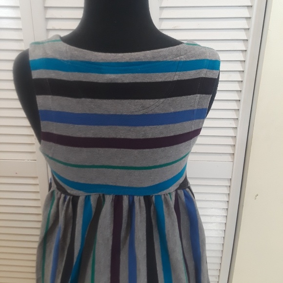 Marc by Marc Jacobs Gray Striped Cotton Sundress - Picture 8 of 8